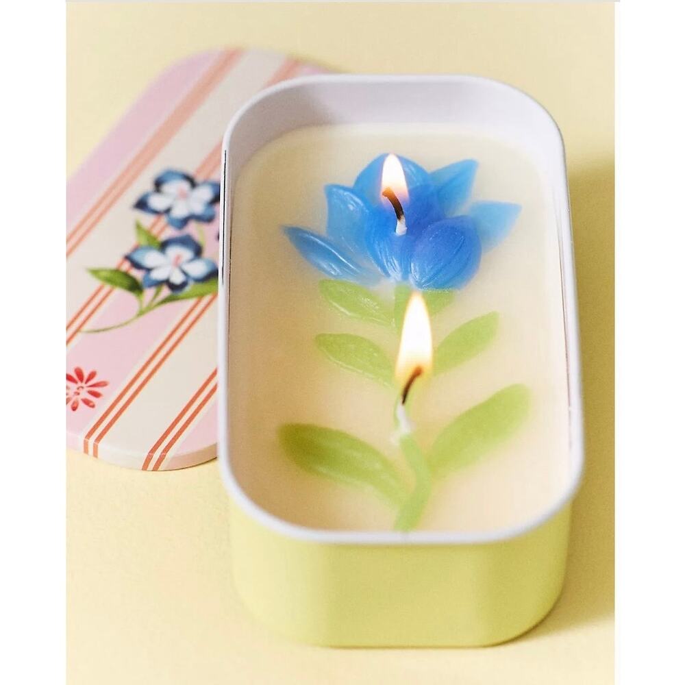 Maeve Floral Orchid & Amber Tinned Candle
